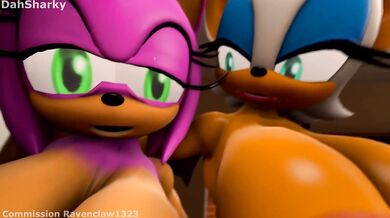 Furry Fiesta: Amy & Rouge's POV Threesome Debauchery in 'Mobian Fever Part 1'
