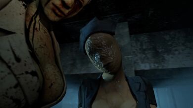 Sexy Nurse's Helpless Futa Patient Gets Blowjob and Foot Job in Silent Hill