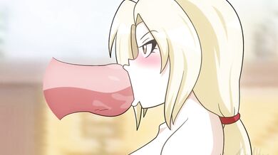 Tsunade receives a special package from Aizaltera, and it turns out to be the deepthroat of her dreams!