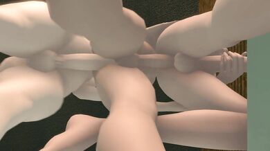 Futanari MHA Threesome - by DollsSFM