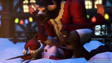 Totally Inked and Horny - World of Warcraft's Tauren and Night Elf Sexual Encounter in the Ruins