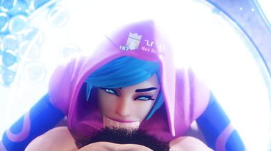 Iris's Mouth Stuffed with Cum [White/Creamy Load]