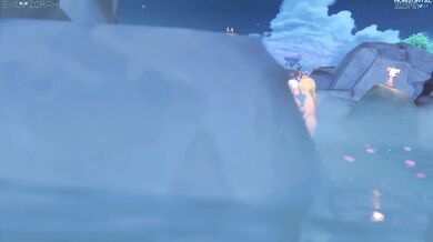 - Ayaka and Aether's Steamy Romp in the Hot Spring