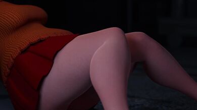 Velma Dinkley Gets Her Throat Fucked by Redmoa's Giant Cock