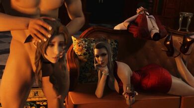 Naughty Nurse Aerith Gets Naked in the OR [SandflyActual]