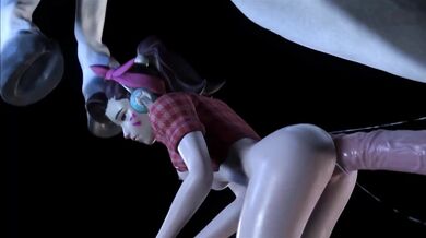 Horse Cock and D.Va's Deep Throat