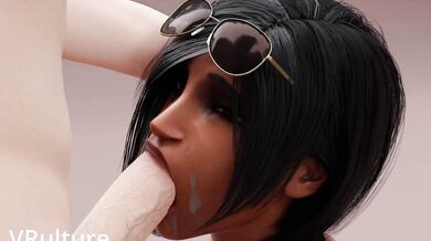 The Hidden Lust of Overwatchs Pharah: A Blowjob Journey
