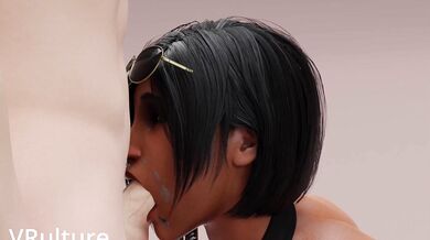 The Hidden Lust of Overwatchs Pharah: A Blowjob Journey