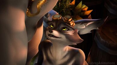 Jizz-Splattered Shaft: A XXX Parody of AubregAnimations