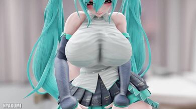 The Ultimate Hentai Collaboration: Zero Two x Miku [Futafied] featuring Nyakumi