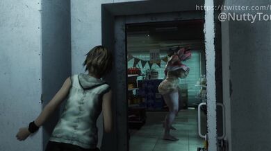 Silent Hills - Futanari/Female Tentacle Action with Creamy Climaxes