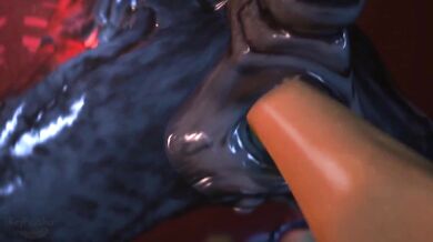 Interstellar Invasion: Anal Fingering and Xenomorphic Fusion with Female Keyfeather Alien