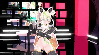 Wild Girl Winks and Twerks in MMD Porn Video