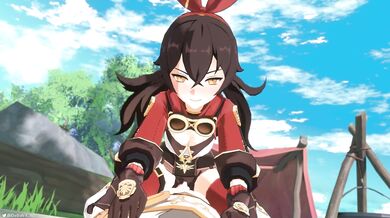 Riding the Amber Dildo with Outrageous Pleasure