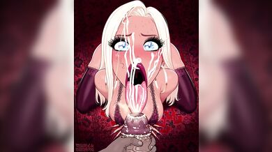 Slutty Girls Suck and Swallow Cocks in a Gangbang Orgy