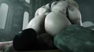 The Pyramid Head - Riding a hard cock