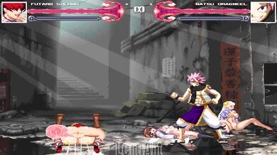 Shemale Shermie Fucks Natsu in MUGEN 7