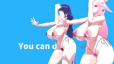 Motivational Miko with Raiden - Melone's MMD Magic