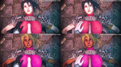 Taki vs 2B Part 1: The Split-Screen Battle Royale of Bouquetman Hentai Porn