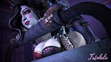 Moxxi Amara's Futaholic Encounter in 4K Definition