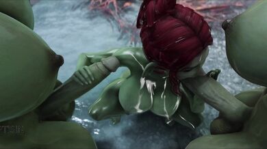 Futa Orc Bitches Ra*pe Shrimp-sized Elf Cunt in Epic Anal Sequel
