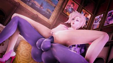 Widowmaker Tornado Fucks Mercy's Ass [Blackjr]