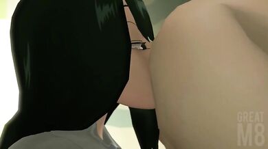 The Anal Love Adventures of Tsuyu Asui in 'Great M8'