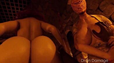 Pyramid Head Presses From Behind, Reversed