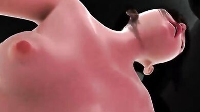 Titty-fucking the Sex Dolls at the Brothel