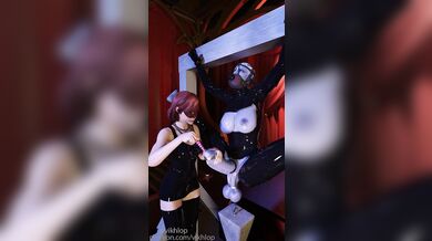 Painful BDSM Sex with a Blue-skinned Alien in Asari Cock and Balls Tor*ture 1