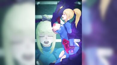 Samus and Ridley's Epic Fuck Fest (With Audio)