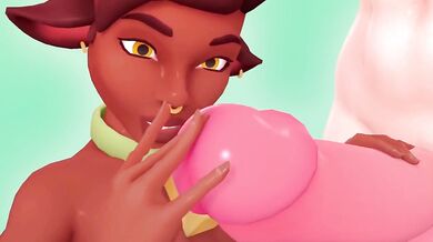 Futa Cowgirl Unleashes Explosive Cum Torrent