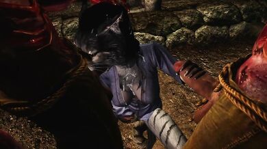 Undead Gangbang of a Khajiiti Teen Getting Sucked and Fucked