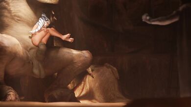 Ahsoka and the Hungry Rancor's Unbreakable Bond