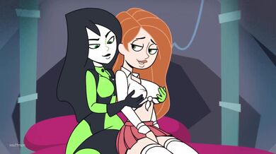 Kinky Kim and Supervillainous Shego Get It On!