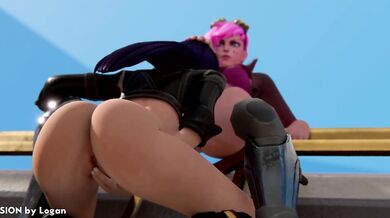 Lesbian Seduction with Vi and Caitlyn
