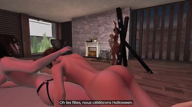 Halloween Rendez-vous Hanté avec une Femme Gothy (Sous-titres Français)