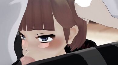 Tight Japanese Trap Squeezes and Sucks Hard [Gonorego18]