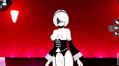 Nier Futa fucks 2B and Kaine