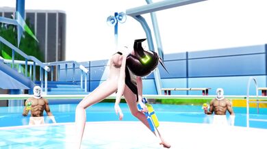 Splashing and Spraying: A Wet and Wild Water Gun Battle!