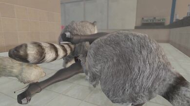 Gangbanged by Canines at the Burger Joint