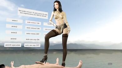 Fucking Diao Chan's Feet in Dynasty Warriors Footjob
