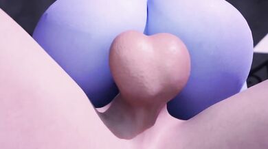 Tall and Horny Honta Gets Licked Hard by Widowmaker's Tongue