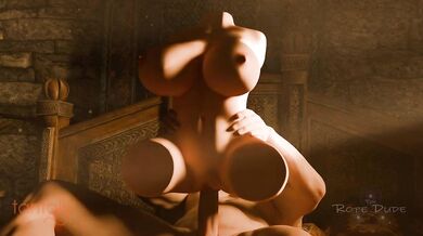 Britney's After-work Cum Dumpster