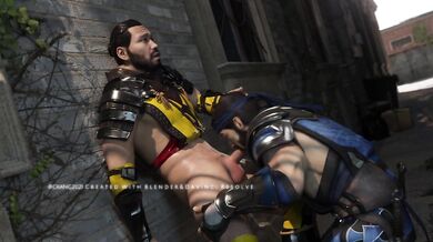 Sexy ninja sucks dick in fatal fumble