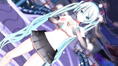[Hentai MMD] Hatsune Miku/Girls - Gangbang Sex Orgy with Vocaloid Idols