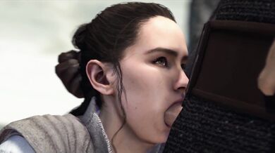 Rey's First Lesson - Drdabblur becomes Episode IX: Rey's Anal Training - Abigail Mac.