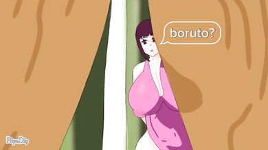 The Almost Caught Boruto and Sarada