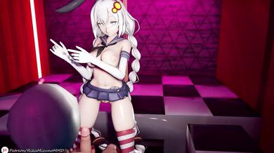 - Sexy Sensation: Shimakaze's Akari in Kizuna