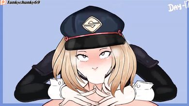 Horny Camie from MHA Fucks her First Black Cock on Day 17 with Tunkychunky69